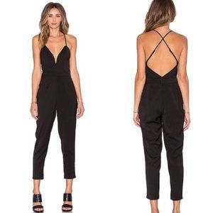 Revolve Lovers + Friends Black Pant Jumpsuit